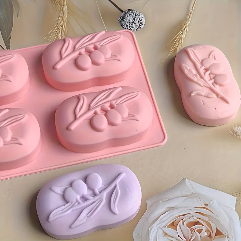 Soap Making Book For Beginners - Cetakan Sabun Silikon Oval 4 Lubang