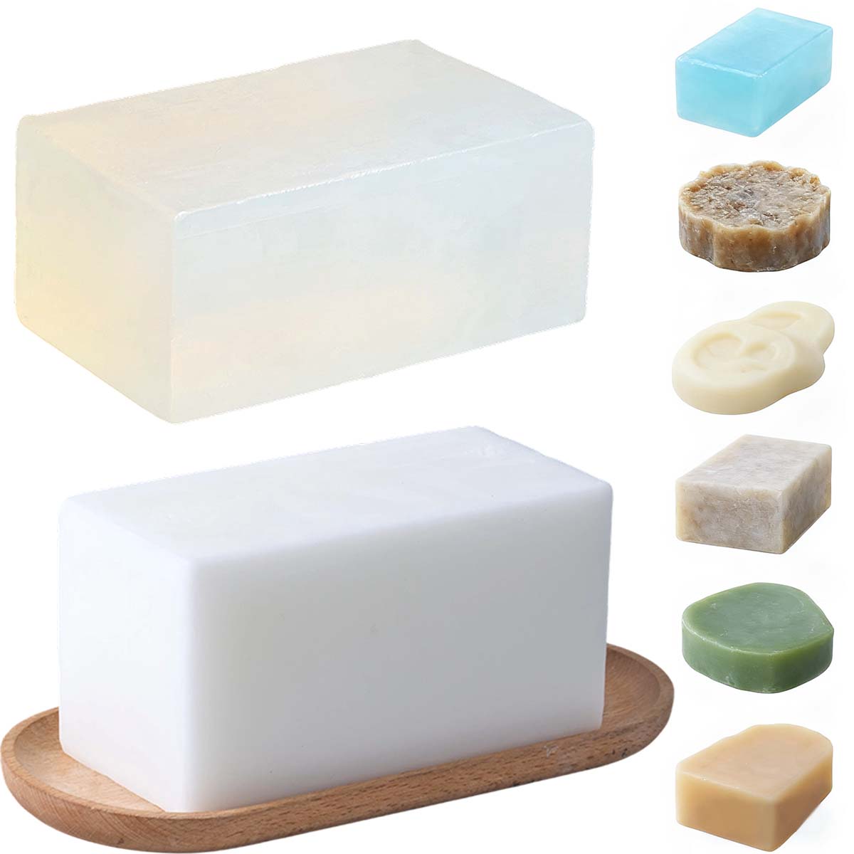 Soap Making Foam - 1000g Basis Sabun Putih Transparan DIY
