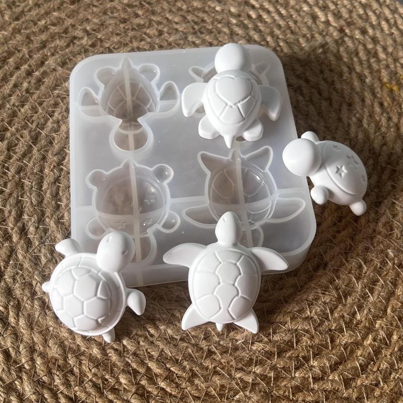 Soap Making Bar - Cetakan Silikon Empat Kura-kura untuk DIY,