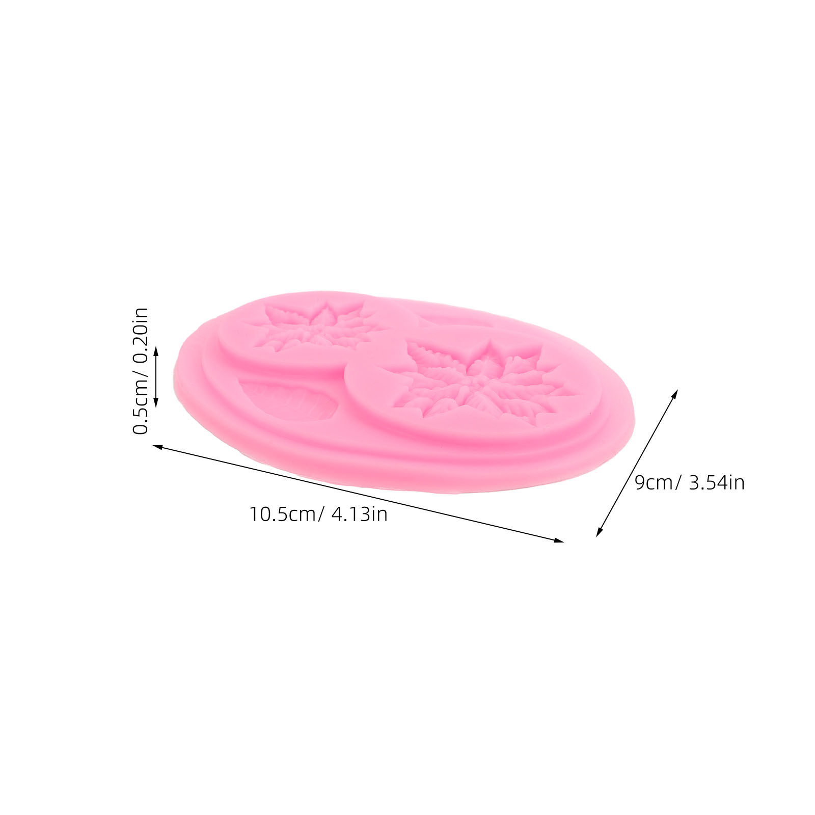 2Pcs Cetakan Silikon Motif Bun - Soap Making Molds ulasan dan harga