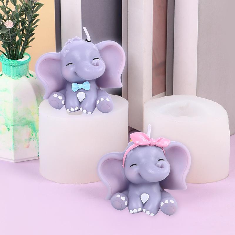 Cetakan Lilin Silikon Gajah 3D - Soap Making Bar ulasan dan harga