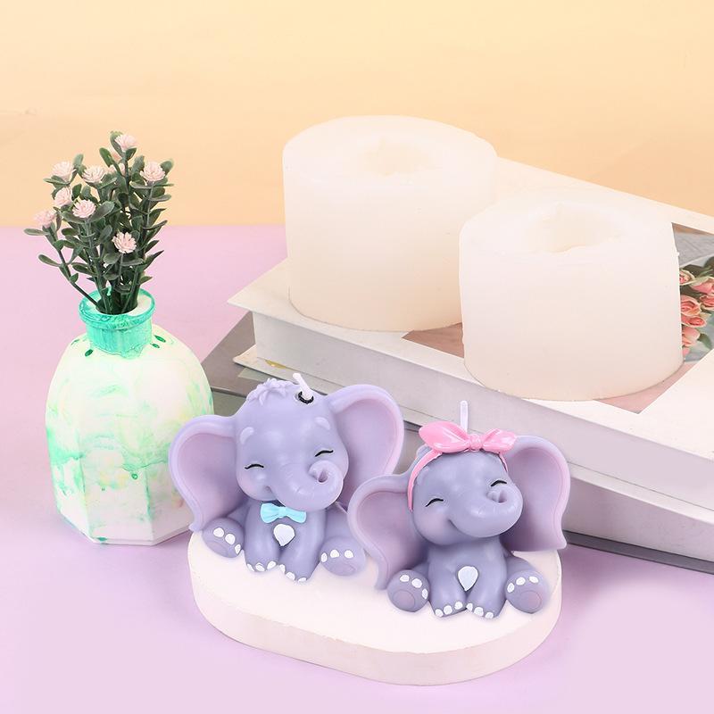 Cetakan Lilin Silikon Gajah 3D - Soap Making Bar ulasan dan harga