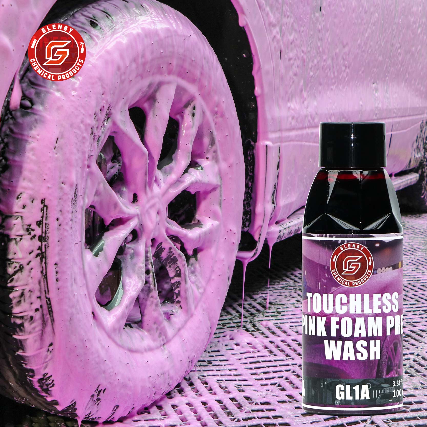 Sabun Cuci Cat Mobil Busa Pink - Soap Making Foam ulasan dan harga