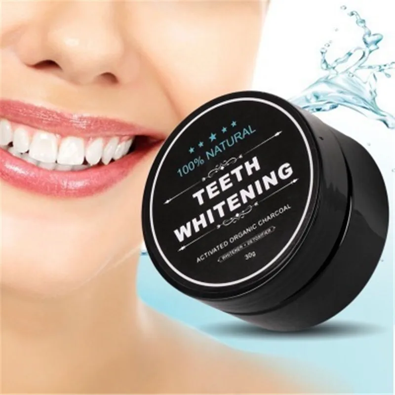 Serbuk pemutih gigi 30g, kemas - Activated Charcoal Powder ulasan dan harga