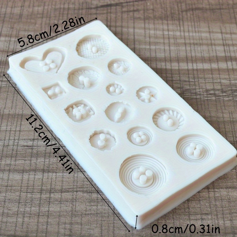 Cetakan Silikon Bentuk Kancing - Soap Making Bar ulasan dan harga