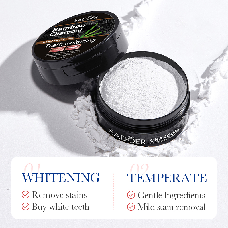 Bubuk Pemutih Gigi Arang Aktif - Activated Charcoal Powder ulasan dan harga