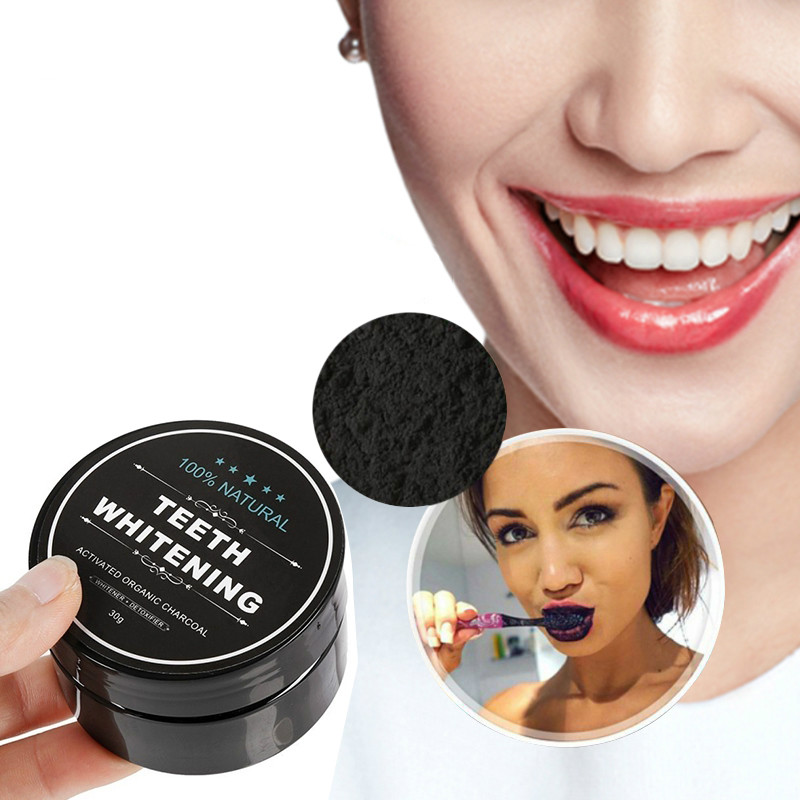 30g Teeth Whitening Powder Too - Activated Charcoal Powder ulasan dan harga