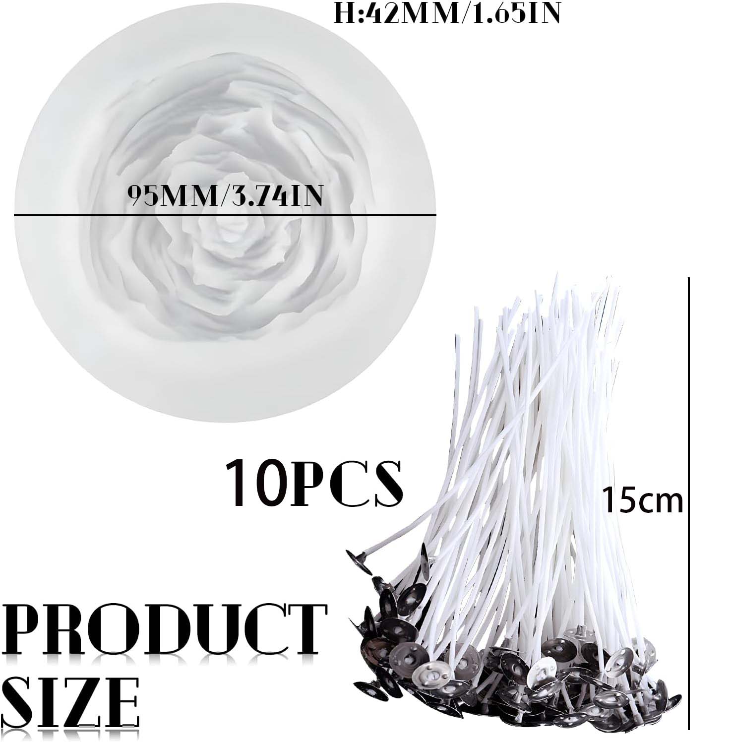 Cetakan Lilin 3D Peony Silikon - Soap Making Book For Beginners ulasan dan harga